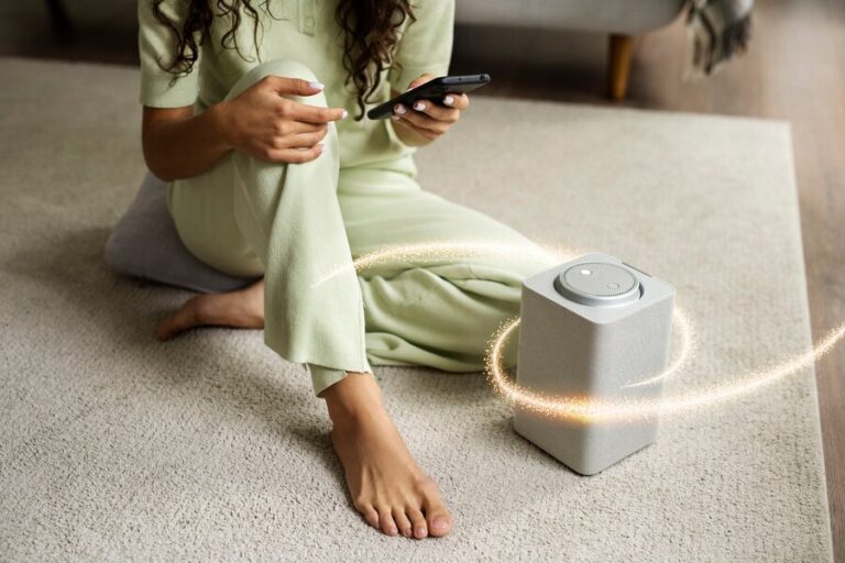 smart-speaker-being-reviewed-indoors